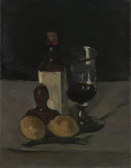 Paul Cezanne Bottle Glass Germany oil painting art